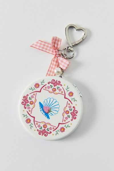 UO Icon Compact Mirror Keychain
