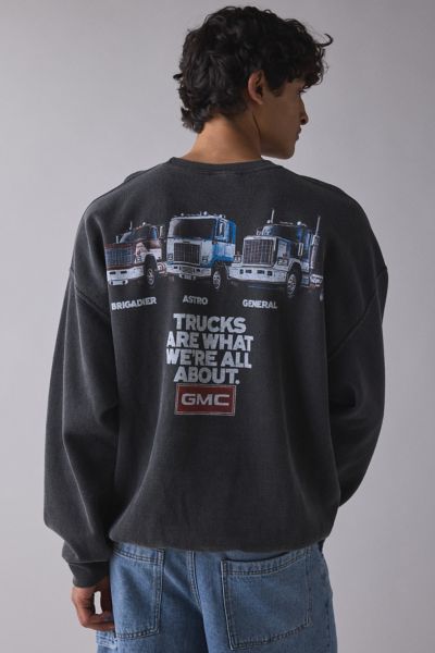 GMC Trucks Graphic Crew Neck Sweatshirt