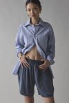 BDG Aura Satin Baggy Longline Short