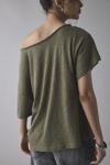 BDG Courtney Eye Graphic Off-The-Shoulder Slouchy Tee