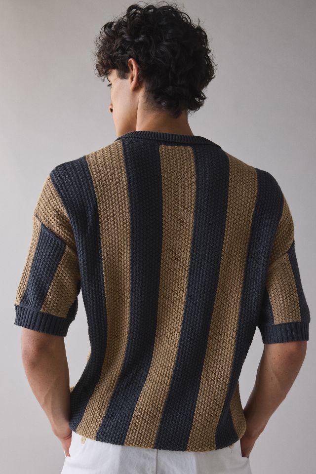 The Ragged Priest Short Sleeve Polo Sweater #1