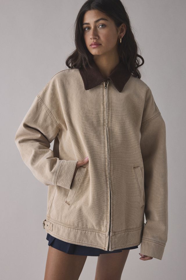 Lioness Workwear Oversized Canvas Barn Jacket #1