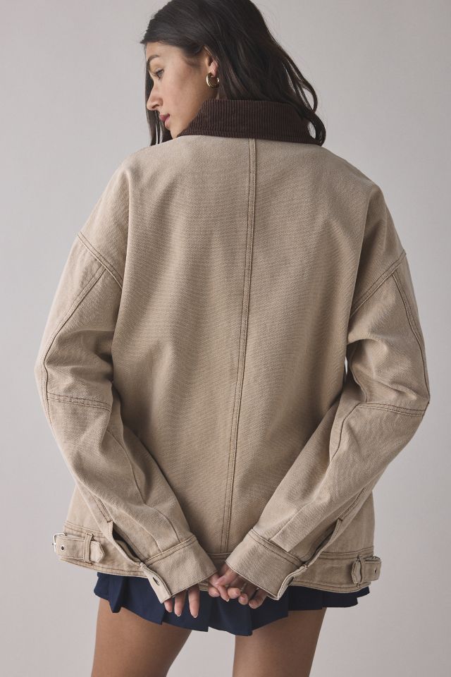 Lioness Workwear Oversized Canvas Barn Jacket #4