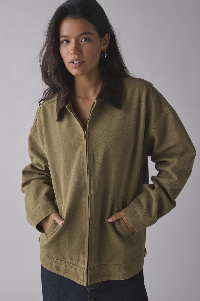 Lioness Workwear Oversized Canvas Barn Jacket #1