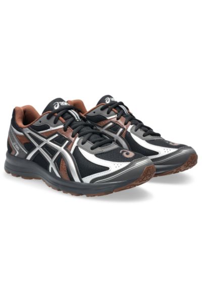 Asics Jog 100s Sportstyle Sneakers In Black/pure Silver At Urban Outfitters In Black