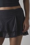 Kimchi Blue Ivy Tiered Ruffle Low-Rise Mini Skort