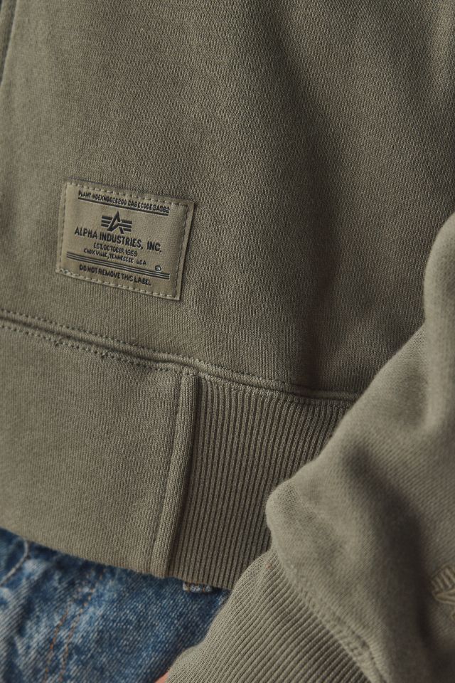 Alpha Industries Utility Zip Hoodie Sweatshirt #3