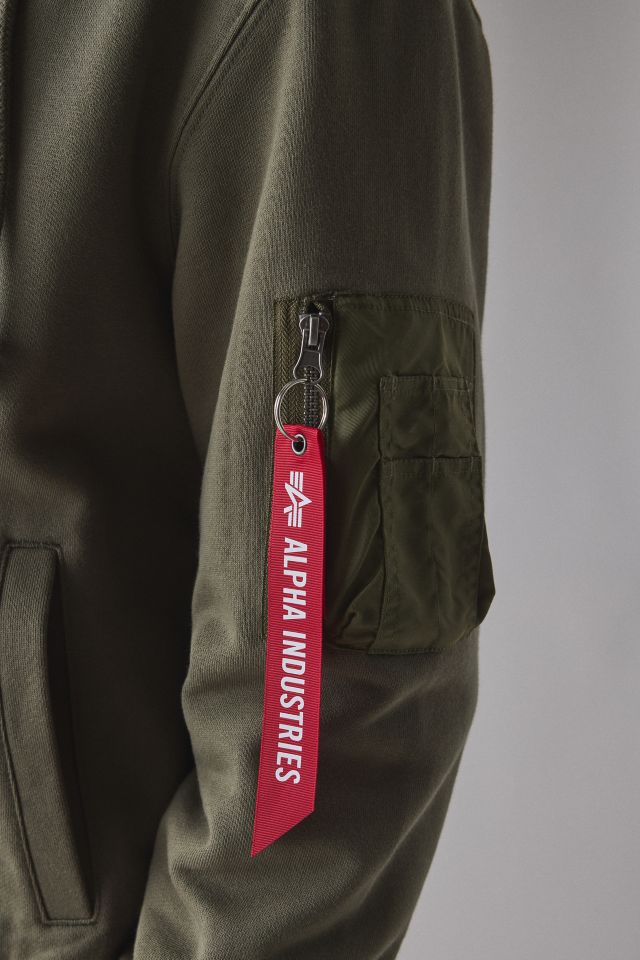 Alpha Industries Utility Zip Hoodie Sweatshirt #4