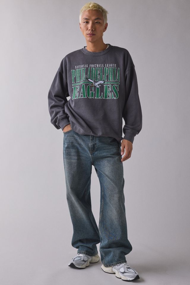 Mitchell & Ness NFL Philadelphia Eagles Downtown Graphic Crew Neck Sweatshirt #2