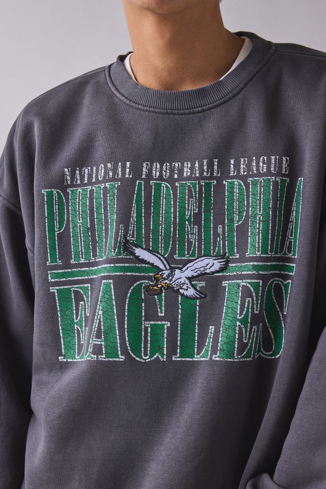 Mitchell & Ness NFL Philadelphia Eagles Downtown Graphic Crew Neck Sweatshirt #3