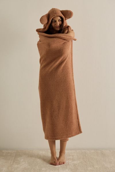 Animal Ears Fleece Throw Blanket