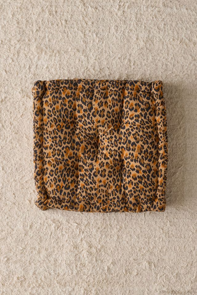 Printed Puffy Tufted Floor Pillow #1