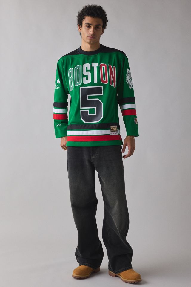 Mitchell & Ness NBA Boston Celtics Kevin Garnett Long Sleeve Jersey Tee #2