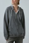 Project Social T Angel Wing Graphic Zip-Up Hoodie Sweatshirt