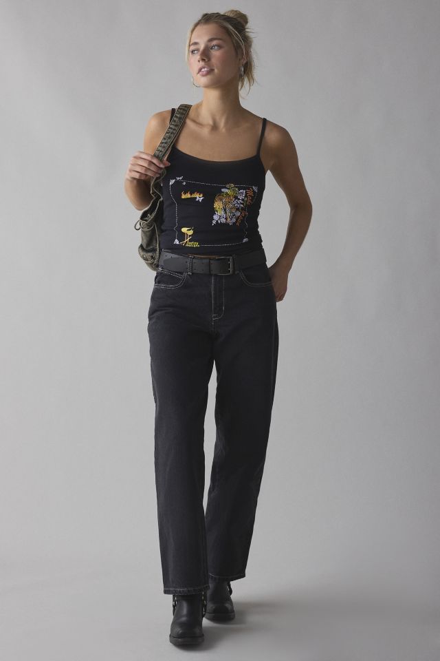 Future State Hell Cat Graphic Cropped Cami #2