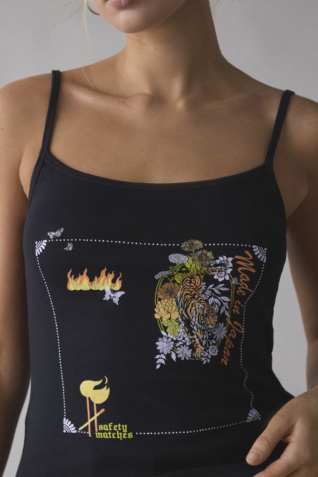 Future State Hell Cat Graphic Cropped Cami #3