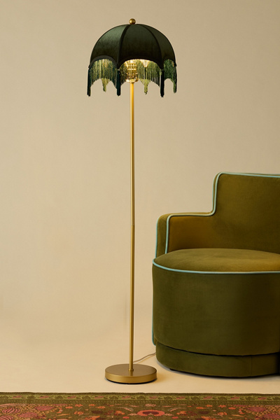 Modern Love Tassel-Fringed Floor Lamp