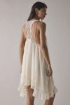 Kimchi Blue Maddix Lace Trim Ruffle Chiffon Mini Dress