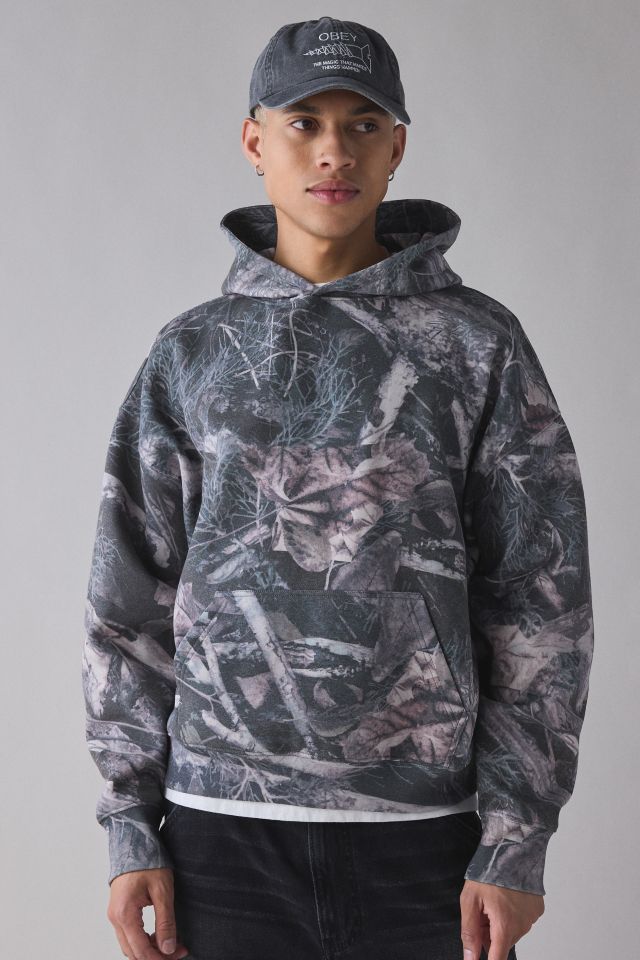 Washed Tree Camo Hoodie Sweatshirt #3