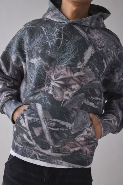 Diesel Washed Cotton Waffle Hoodie Sweatshirt | Urban Outfitters