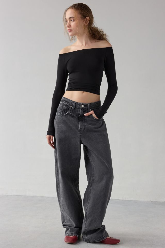 Haut en Tricot Épaules Dénudées ReMADE By UO Remnants #1