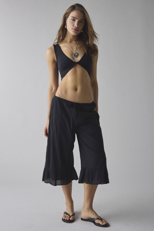Out From Under Wrap It Up Twist-Front Seamless Knit Tank Top