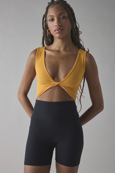 Out From Under Wrap It Up Twist-Front Seamless Knit Tank Top