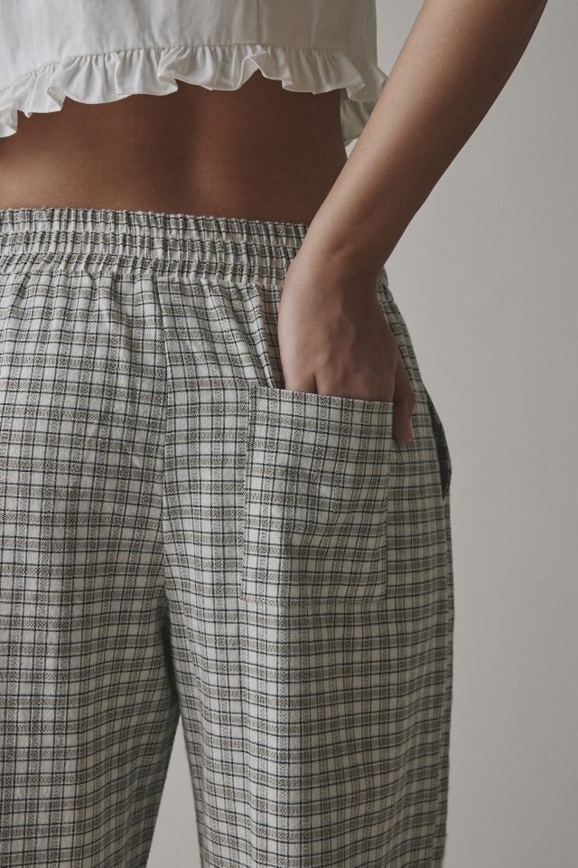 ReMADE By UO Remnants Check Gingham Pull-On Pant #3