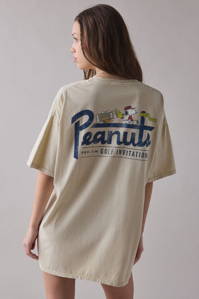 Peanuts Golf Champion Graphic T-Shirt Dress #1