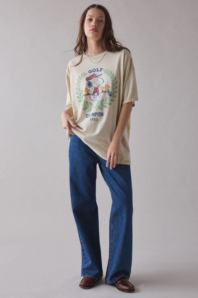 Peanuts Golf Champion Graphic T-Shirt Dress #2