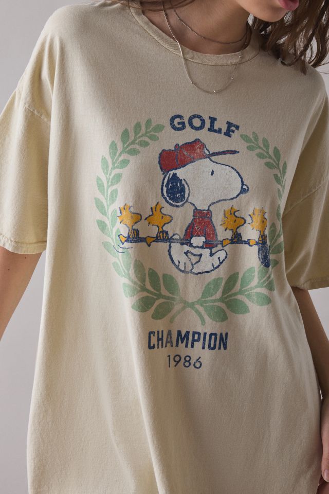 Peanuts Golf Champion Graphic T-Shirt Dress #3
