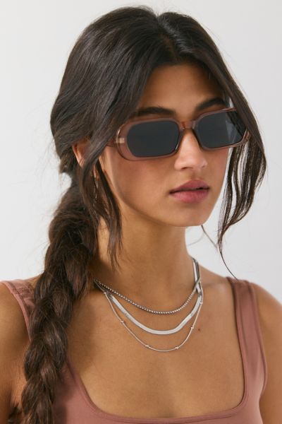 Mae Chunky Rectangle Sunglasses