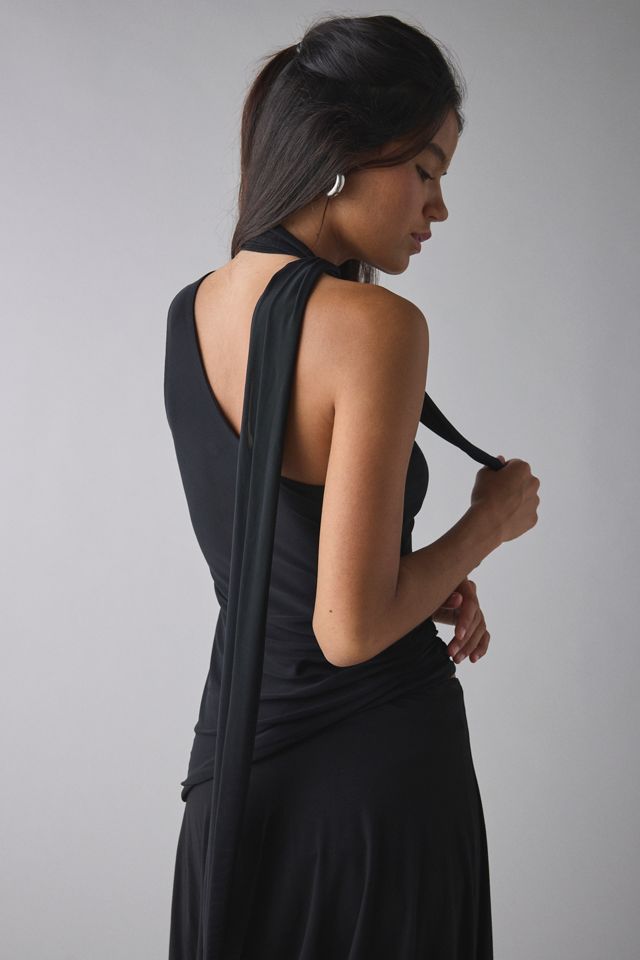 AFRM Maple Asymmetrical One-Shoulder Scarf Top #3