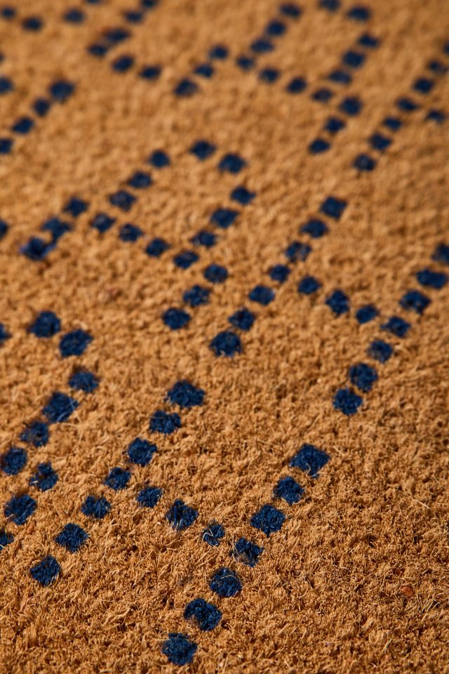 Blah Blah Blah Arched Coir Doormat #1