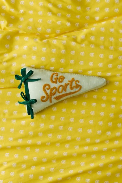 Pennant Flag Shaped Bolster Pillow