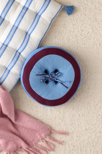 Button Round Floor Pillow