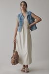 ReMADE By UO Made In LA EcoVero™ Linen Smocked Maxi Dress
