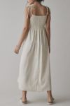 ReMADE By UO Made In LA EcoVero™ Linen Smocked Maxi Dress