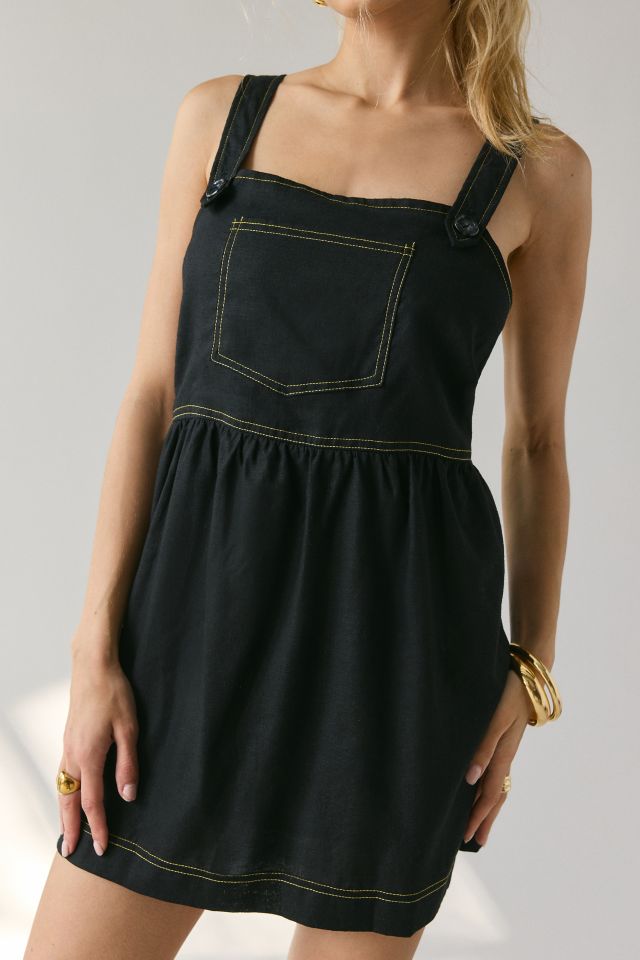 ReMADE By UO Made In LA EcoVero™ Linen Shortall Dress #1