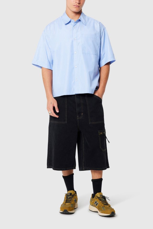 Abrand Bobby Striped Boxy Oxford Shirt #2