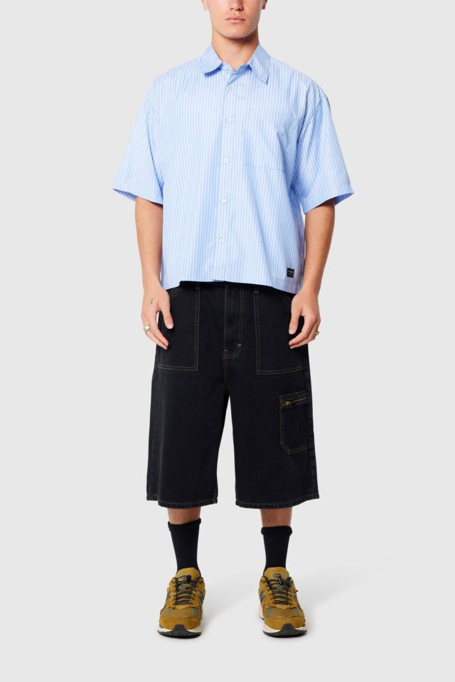 Abrand Bobby Striped Boxy Oxford Shirt #3