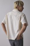 UO Liam Eyelet Applique Short Sleeve Shirt