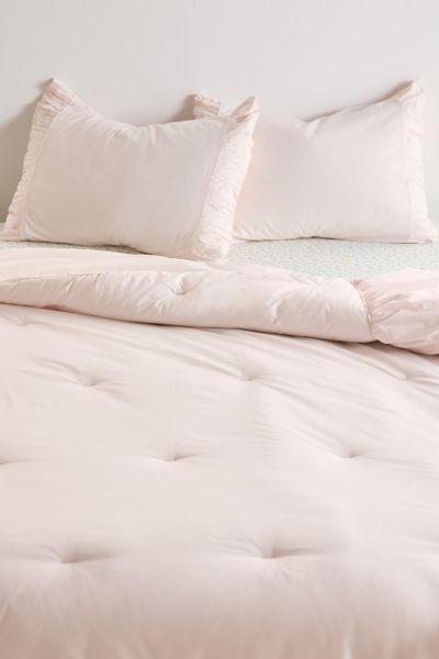 Urban Outfitters Isabelle Balloon Comforter In Rose At