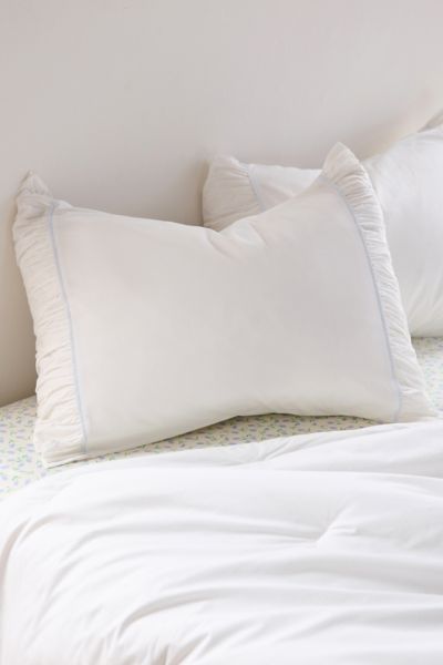 Urban Outfitters Isabelle Balloon Sham Set In White At