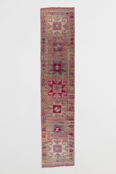 Canary Lane Vintage Runner Rug No. 1681