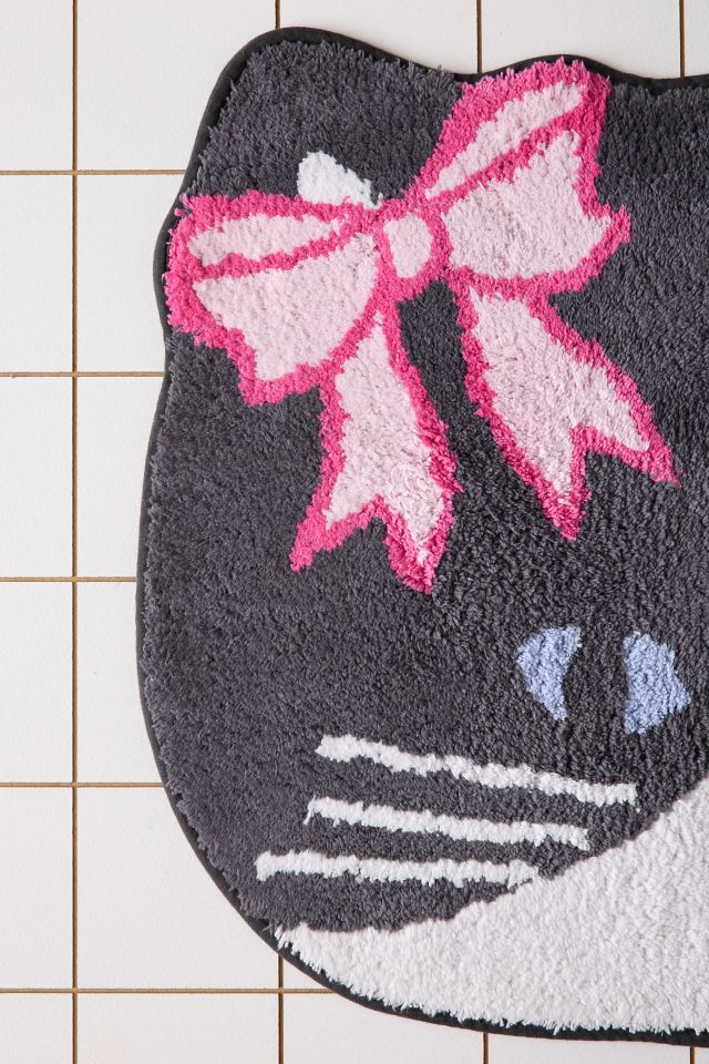 Cat Barrette Shaped Tufted Bath Mat #3