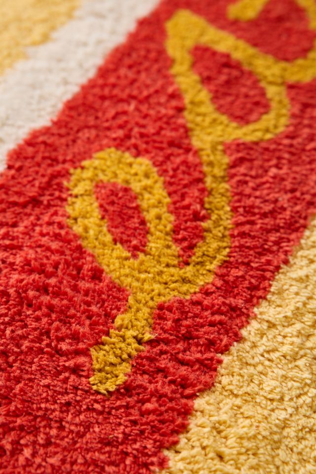 Eat Me Hot Dog Runner Tufted Bath Mat #2