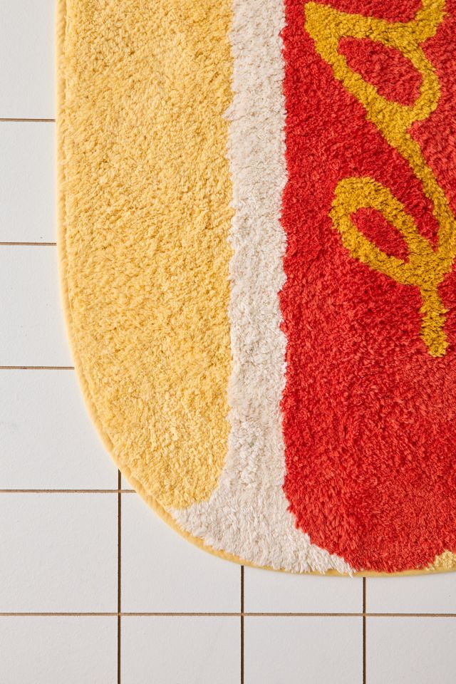 Eat Me Hot Dog Runner Tufted Bath Mat #3