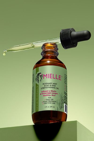 Urban Outfitters Mielle Rosemary Mint Scalp & Hair Strengthening Oil In Dark Green At