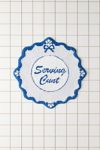 Serving… Round Scalloped Tufted Bath Mat